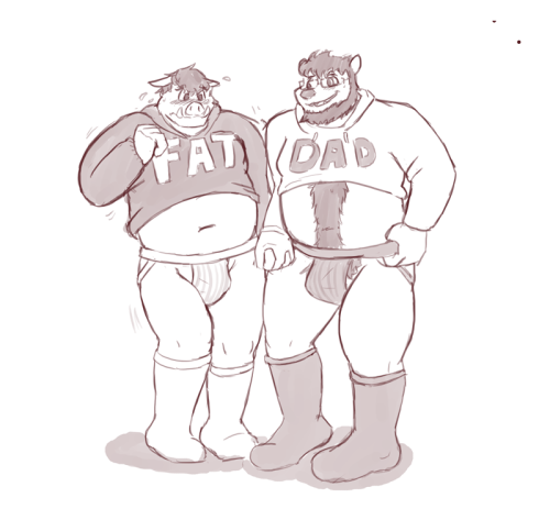 hickeybickeyboo:  ů sketchmission [well, since it’s two characters it’s 14] for bearmagus for his and his boyfriend’s characters sporting some familiar hoodies. And jockstraps cause jockstraps are nice