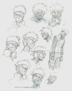 underscoreasta: Some Kakashi study I did