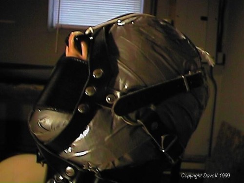 tiemefeedmecum: I would love to be tied up with my head wrapped like this .  Ready for cum to b