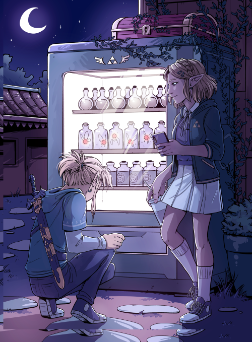 flopicas:i drew this for a contest at my school and never posted it here :P Vending Machine Fairy Bo