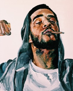 mariella-angela:  Kid Cudi | Oil on Canvas