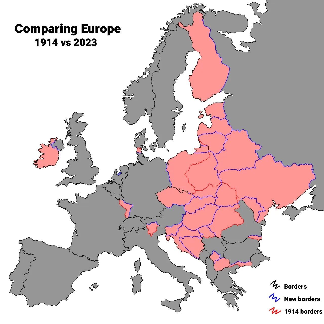 Comparing Europe From 1914 And 2023 By Maps On The Web 59acba961d54a018b405cc77a2a801fd7d3c24ae