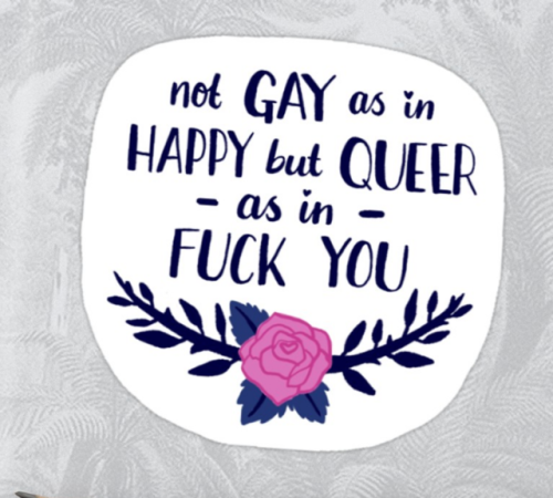 littlealienproducts: Queer Pride Sticker ♡ ruillustration