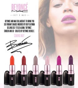 vaganja:  whitegirlsaintshit:  hantisedeloubli:  elegantly-tasteless:  fuckyeahknowlesfentyminaj:  BEYONCÉxMAC  whyyyyyyyyyyyyyy lorddd  V interested in that 3rd color    Looks like stone liner in lipstick form. I can’t wait.  Someone get me every