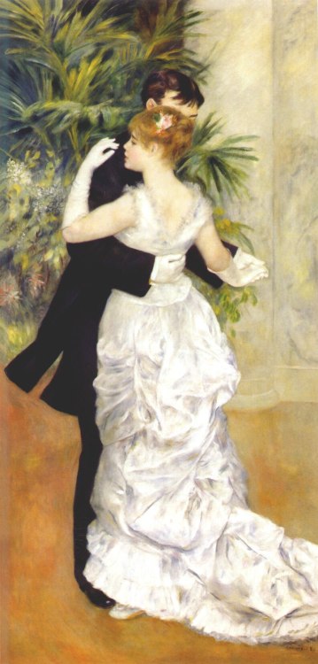 artist-renoir: Dance in the City, 1883, Pierre-Auguste Renoir Medium: oil,canvasMon amour, Renoir