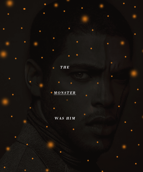 matthewdeclermont:He’d frightened her after all. There was a cry on her lips. Horror in her eyes.A m