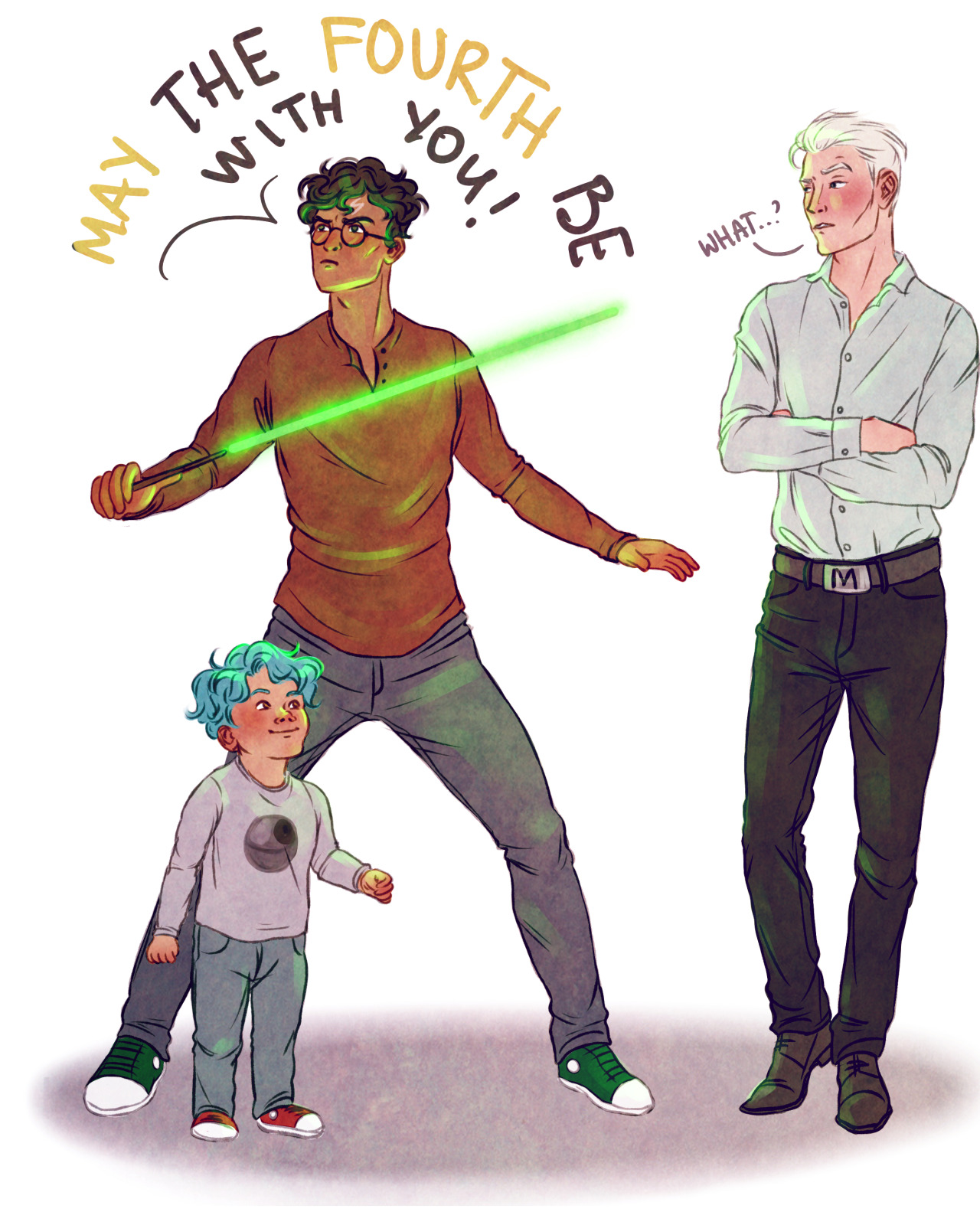 upthehillart:  “You no fun, unca Dwaco!”