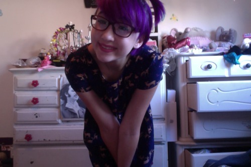 psychedelic-novoselic:  so idk i got a new dress from target that has lil deer all over it