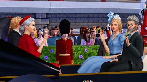 batsfromwesteros:TRH took a carriage from the airport to Brindleton Palace, where the foreign royals
