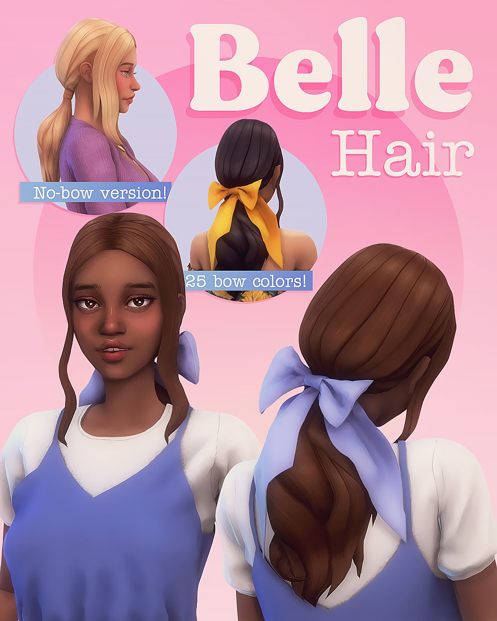 Nate Murphy Miikocc Belle Hair A New Hair For The Sims 4