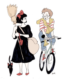 Thetangles:★  チヤキ  |  魔女宅  ☆ ⊳ Kiki’s Delivery Service ✔ Republished