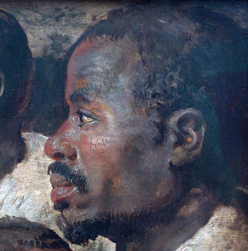 medievalpoc: Peter Paul RubensFour Studies of a Male HeadNetherlands (c. 1617-19)Oil on canvas trans