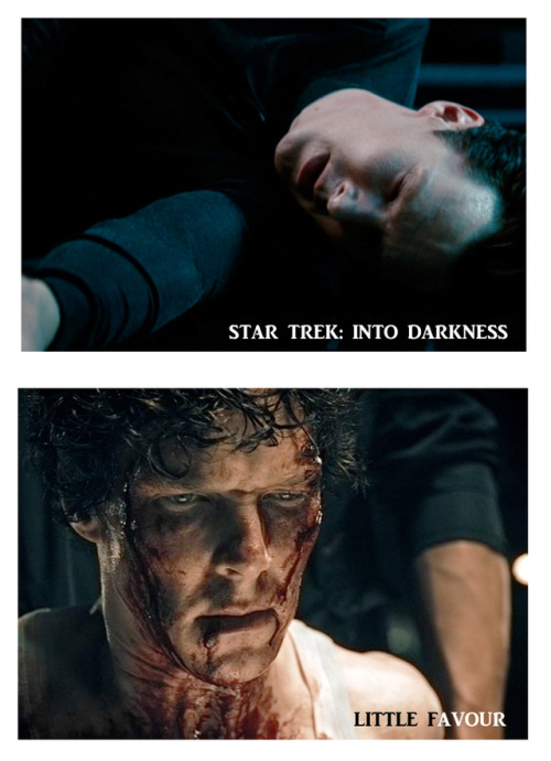 duskybatfishgirl:there’s a tweet going around asking “Name 3 Benedict Cumberbatch movies where he do