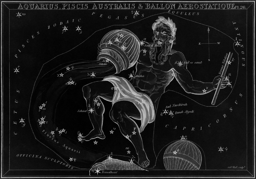chaosophia218:   Sidney Hall - Signs of the Zodiac, “Urania’s Mirror”, 1824.