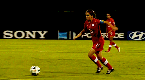 toobadigaveawhat:  epitomeofloyalty:  Made her debut for Canada at the age of 15Second youngest player to do so#8 Jessie Fleming  Babe 