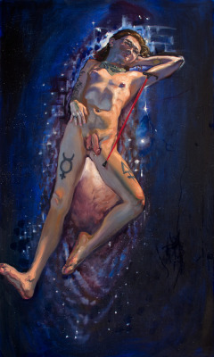 bruesselbach:  Andromeda, 2015, oils on canvas,