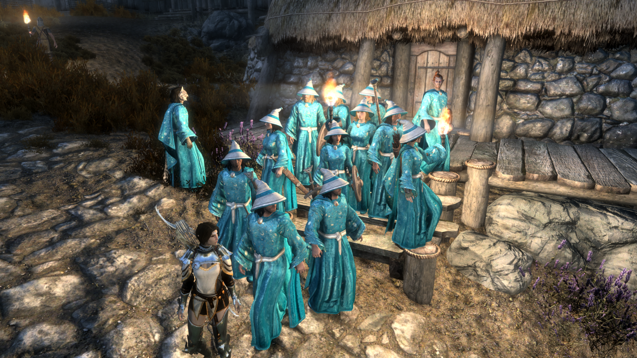 bakermiraak:bakermiraak:bakermiraak:bakermiraak:bakermiraak:bakermiraak:bakermiraak:i’m abandoning my current skyrim run to try and collect all 50+ vanilla followers and i’ve decided to dress them up in cool wizard robes to keep track of them