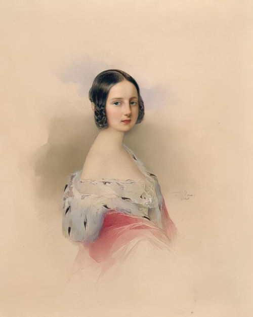 Grand Duchess Alexandra Nikolaevna of Russia by Hau.