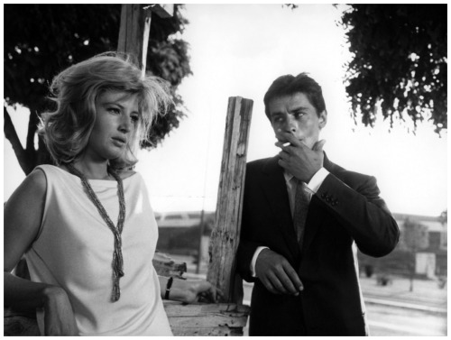 Monica Vitti and Alain DelonL'eclisse = The Eclipse Story, Michelangelo Antonioni and Tonino Guerra;