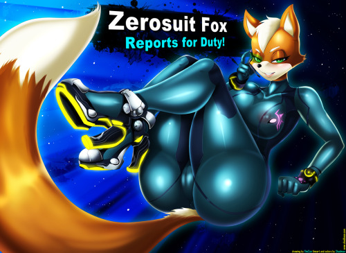shadbase:  shadbase:  Zerosuit Fox reports for duty on Shagbase!  Click on the link to see the fullview and the exposed version. New collab of TheCon and me.  Hows the new Smash Bros? Have you unlocked this character yet?  < |D’“