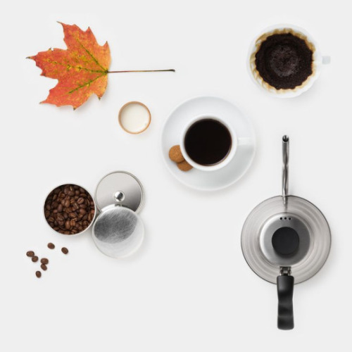 {Ingredients for an Autumn morning. Happy Almost Friday!}
