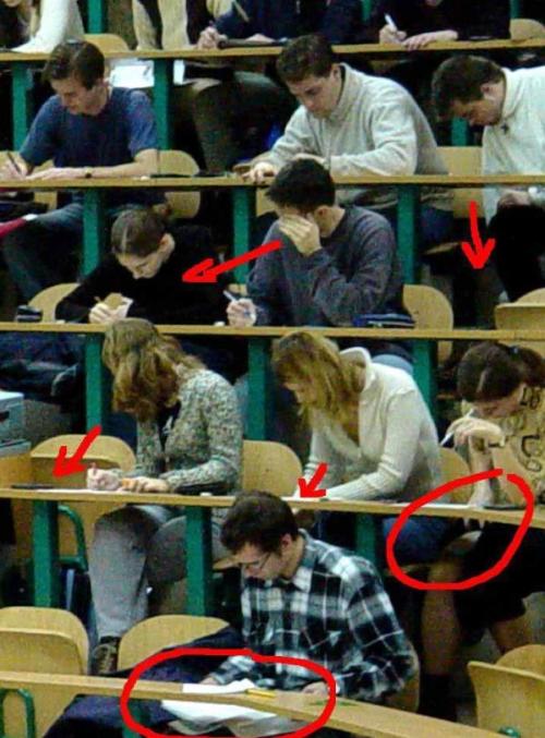 XXX loves4free:  Cheating In Class Geez! What photo
