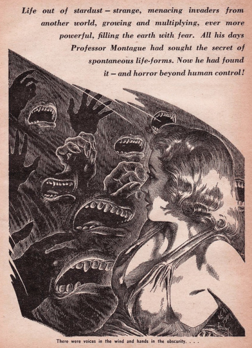 Virgil Finlay (1914-1971), “Fantastic Novels”, Vol. 4, #1, 1950Source