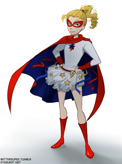 Little Girls Are Better At Designing Superheroes Than You is a project where superheroes are drawn b