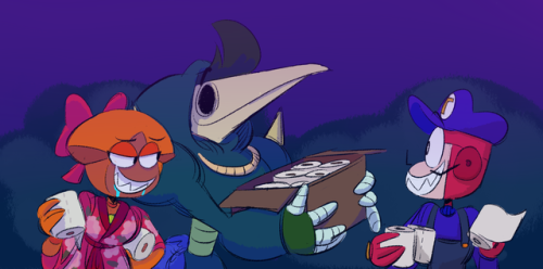 ask-the-traffic-light-robots:Happy Halloween guys! Go get spooky!