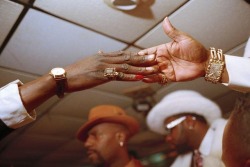 lostinurbanism:  Players Ball at East of the Ryan, a south side club, celebrating the birthday of Bishop Don Magic Juan. Photograph by Jon Lowenstein (2000) 