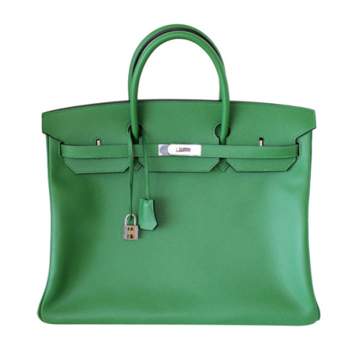 Hermès handbag ❤ liked on Polyvore (see more green handbags)