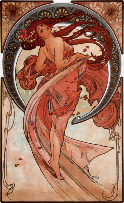 artist-mucha:  Dance, 1898, Alphonse MuchaSize: