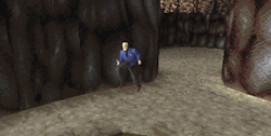kazucrash:    Not Treasure HunterPublisher: Acti-Art CorporationDeveloper:   Acti-Art Corporation  Platform: PlayStationYear: 1996  Me in my way to the shops to buy 17 cans o f peas but I am killed in the process 
