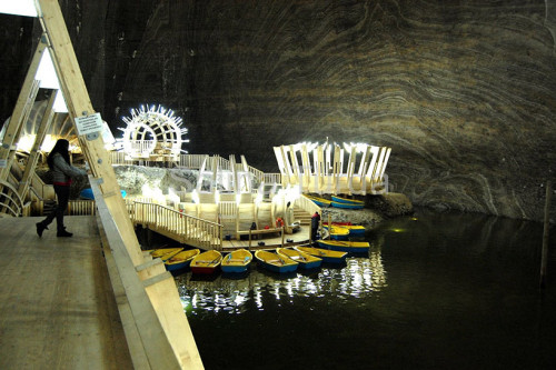 let-s-build-a-home:  Subterranean Museum | Via What was once an enormous salt mine in turda, romania, has now been carefully renovated by the regional cluj county council into the world’s first salt mining history museum. the salina turda salt mines were