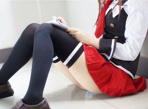#zettairyouiki #stockings #medias #kneehighsocks #addicted #loveit #quierouna #outfit #cosplay #bibl