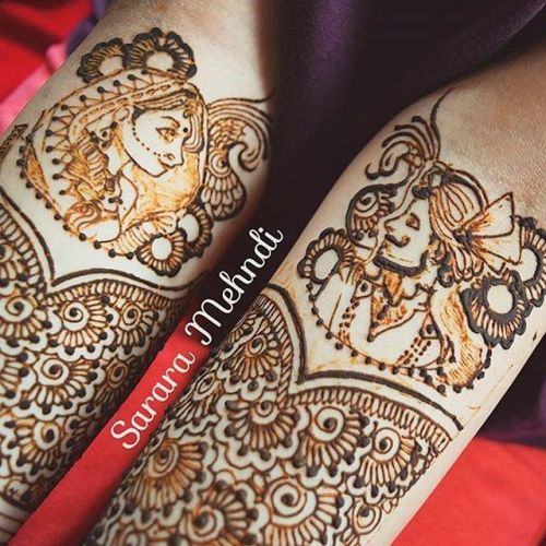 How stunning is this henna by @sararamehndi !! I&rsquo;m in love with her page! Check it out X #wedd