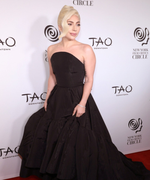 Lady Gaga. 87th New York Film Critics Circle Awards.