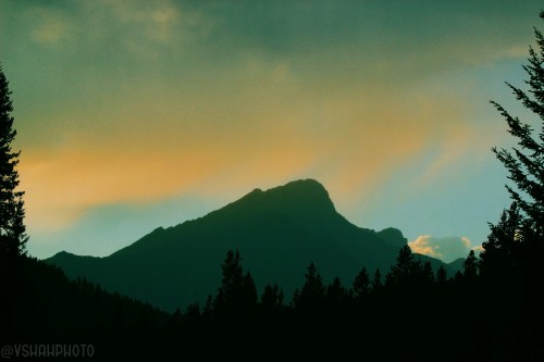 Around sunset in Banff National Park