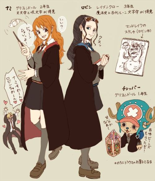 onepiece-mood - One Piece x Hogwarts