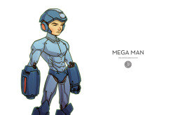 mrjakeparker:  Mega Man by request. Sketch