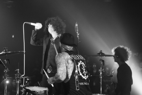 Cedric Bixler-Zavala, Omar Rodríguez-López, & Travis Barker Antemasque at the Observatory