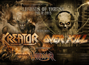 KREATOR & OVERKILL are coming to The Fillmore in SF November 14th. And we’ve got your chance to 