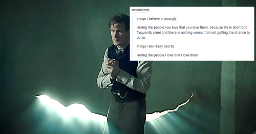 claraschinman: Whouffle + Text Posts (part 6/?)