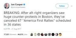 the-real-eye-to-see:  Thank you Boston for demonstrating that real Americans will not sit back and allow such hatred…we will not be silent!!!  