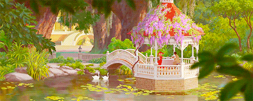 queentianas:Gif Meme: The Princess and the Frog + Sceneryrequested by @raging-applejacks