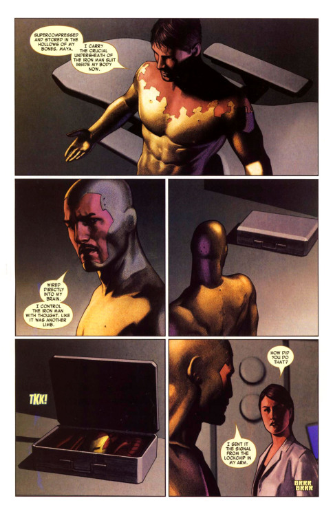 Memorable Comic Book Moments - Iron Man Extremis In Iron Man Exremis (written by Wareen Elliss and i