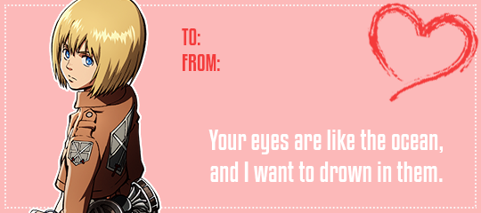 erensjaegerbombs: Valentine’s Day cards feat. Shingekis 