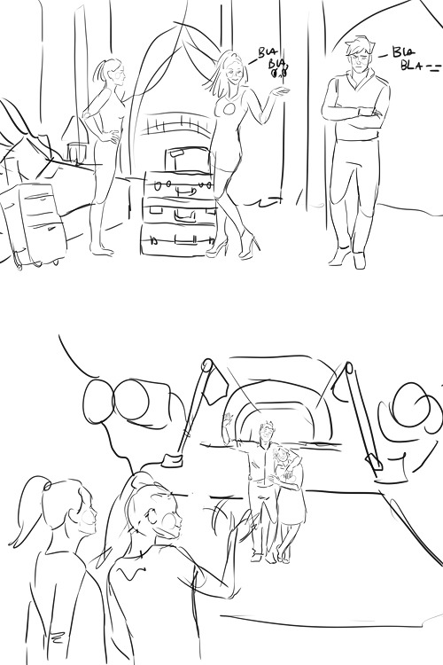 Guess Whos Drawing All Ur Favourite Scenes From Stars Aboves Something Old, Something New? *points At