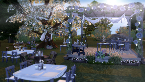 plumbobteasociety:Rustic Romance Stuff for Sims 4 The love child (hah!) of @litttlecakes and @zx-ta,