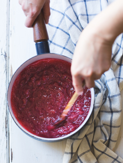 sweetoothgirl: Hibiscus, Rhubarb + Yogurt Ice Pops